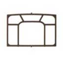 Aarrow Tracery Glass Lattice